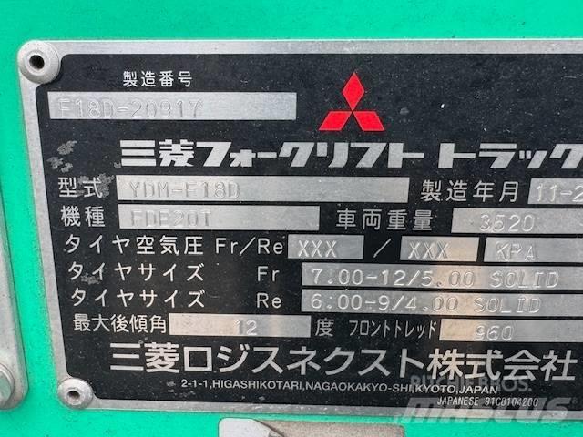 Mitsubishi FD 18 Dieseltrukit