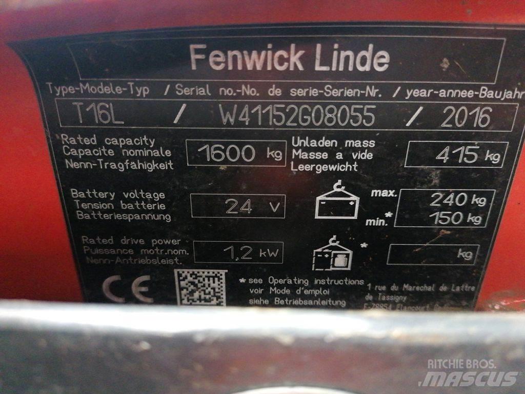 Linde T16L Pumppukärryt