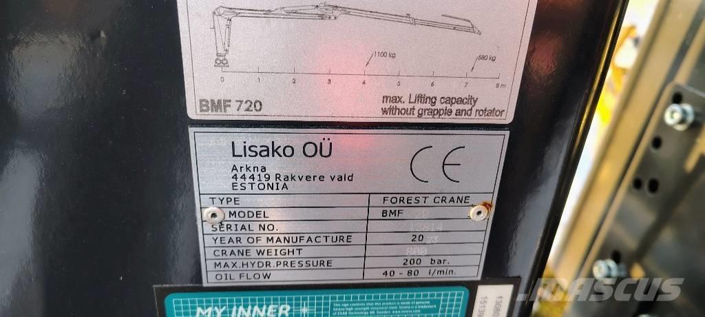 BMF BMF 720 11T1 PRO Metsäperävaunut