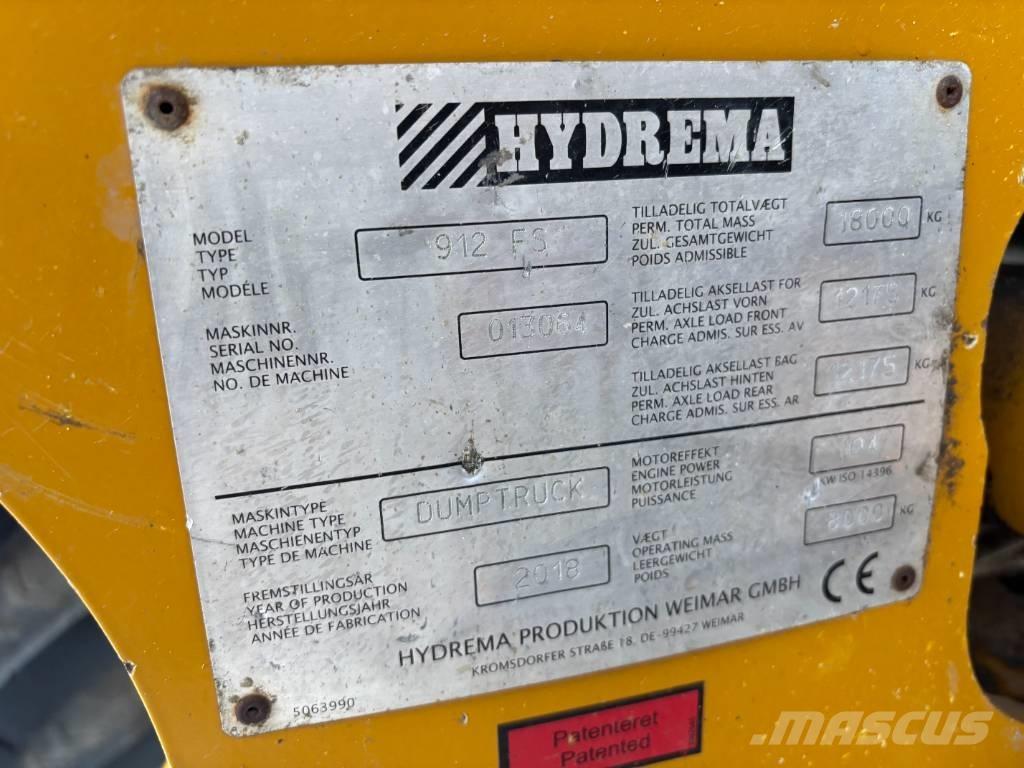Hydrema 912 FS Dumpperit