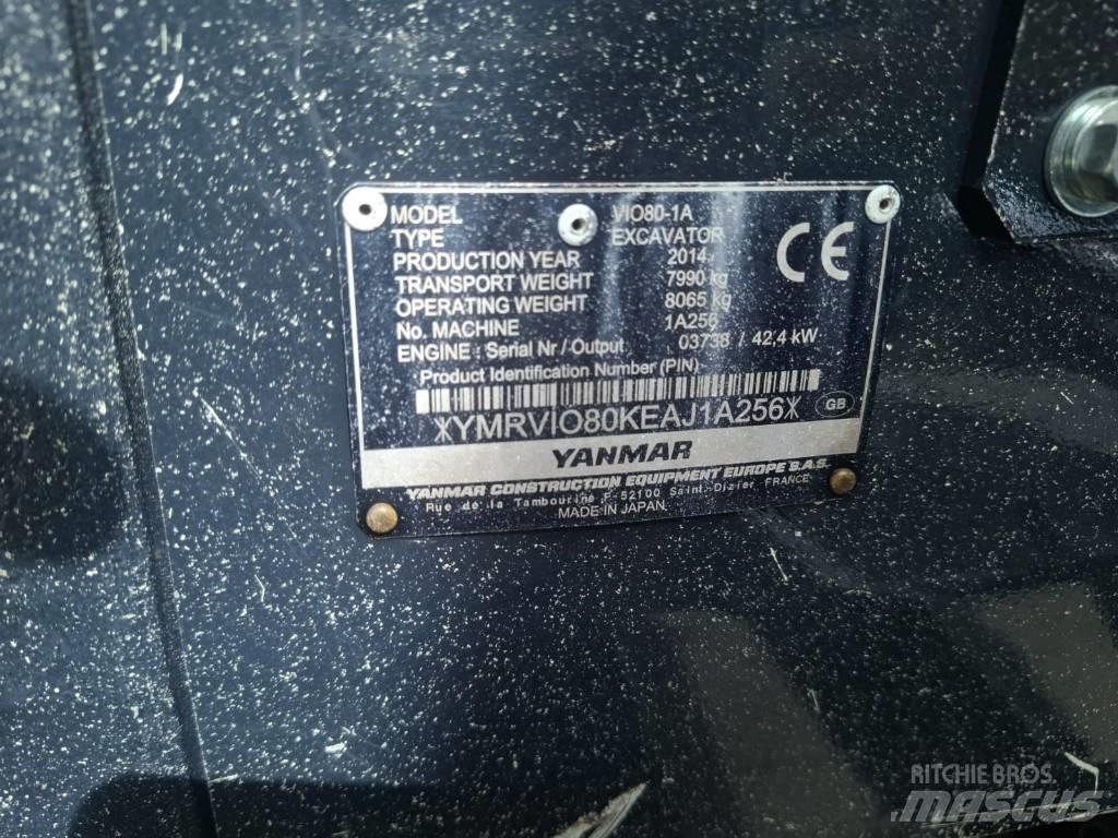 Yanmar Vio 80-1A Midikaivukoneet 7t - 12t