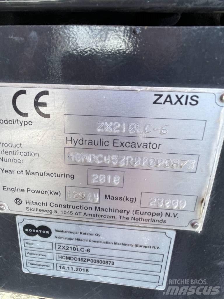 Hitachi ZX210LC-6 Telakaivukoneet
