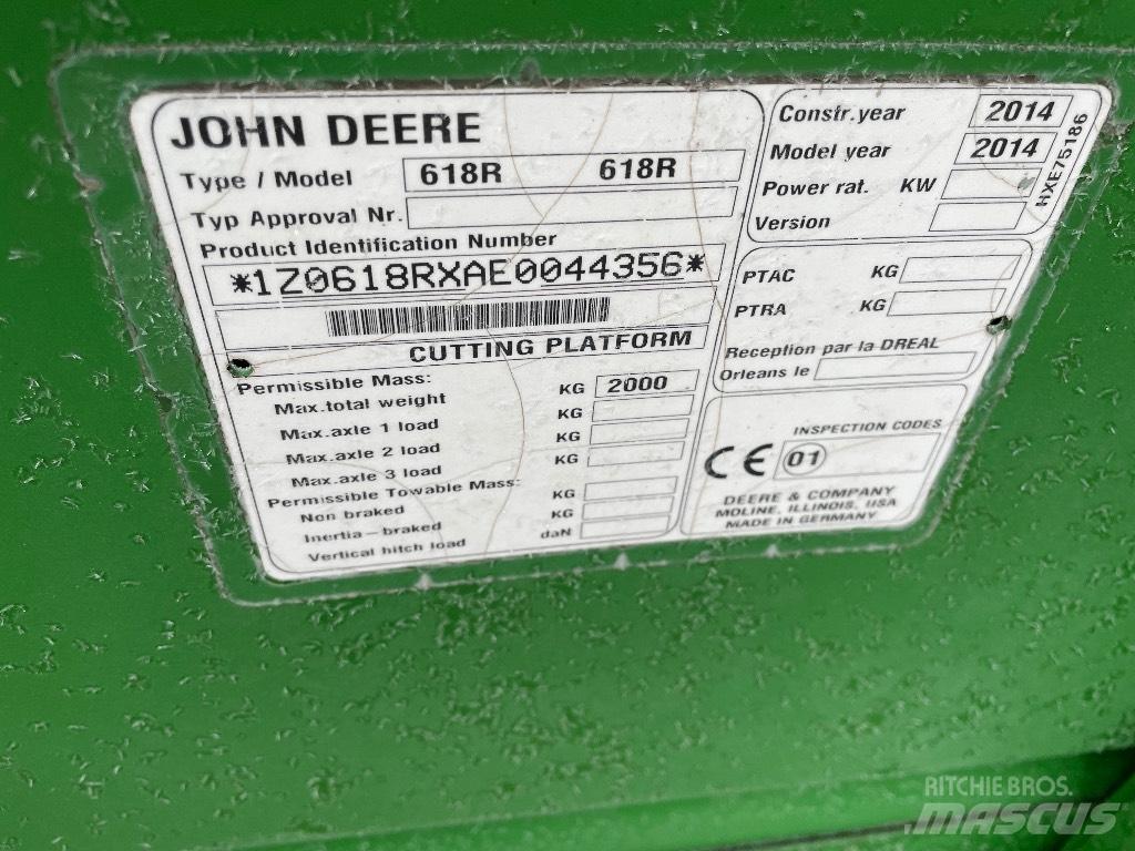 John Deere W 540 Leikkuupuimurit