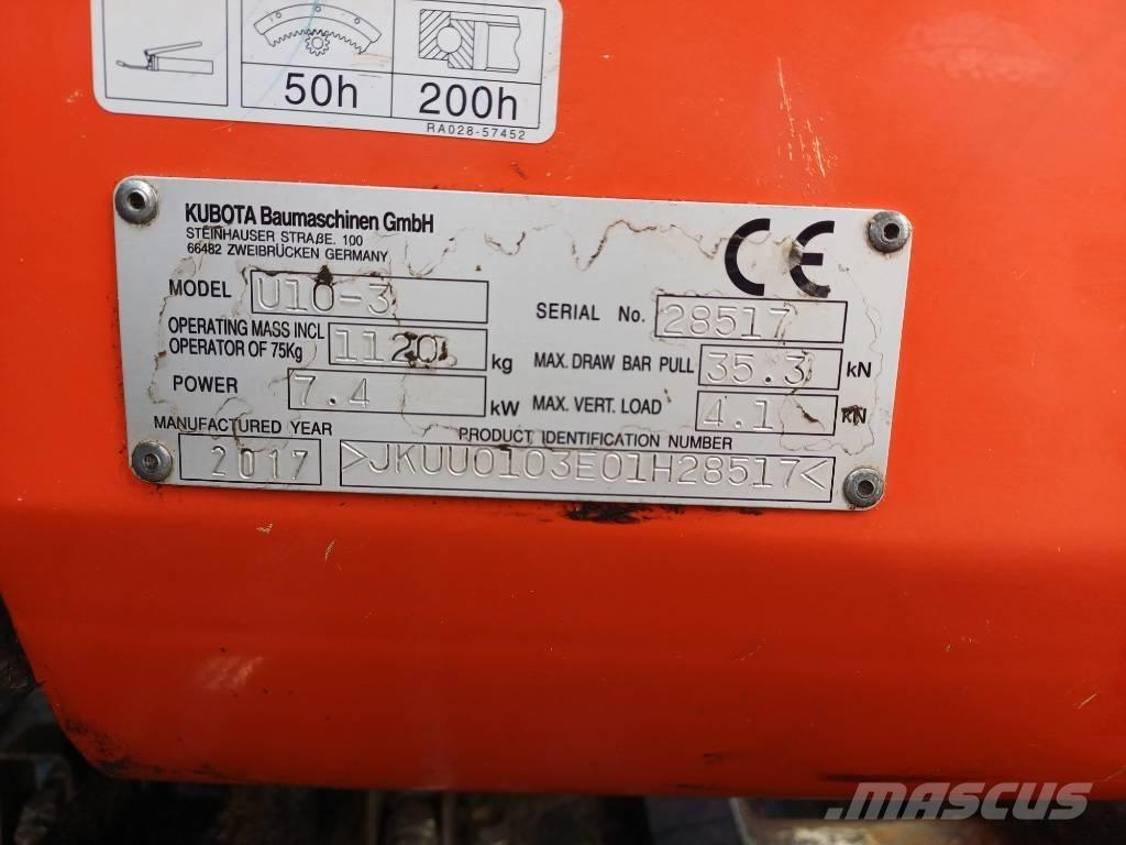 Kubota U 10-3 G Minikaivukoneet < 7t
