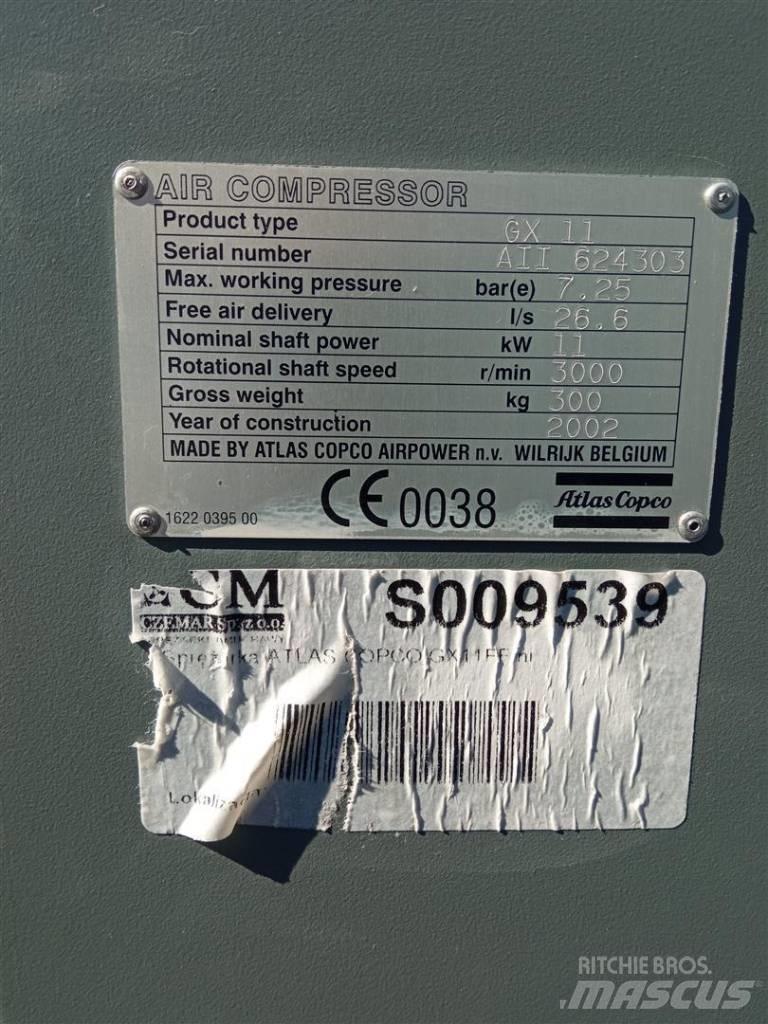Atlas Copco GX11FF Kompressorit