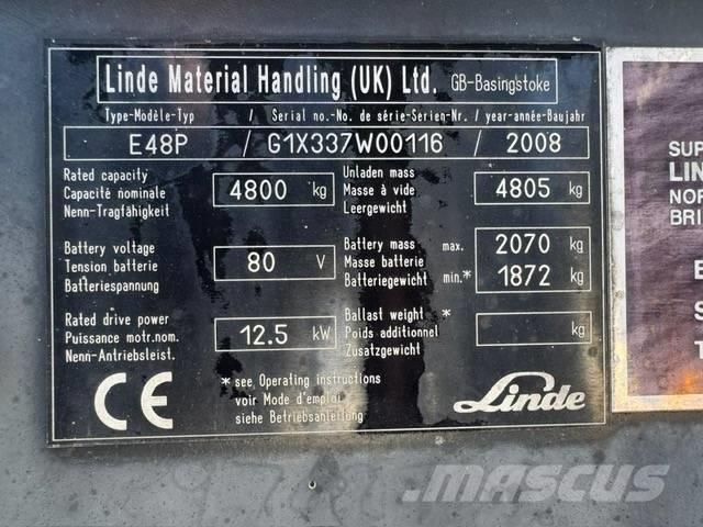 Linde E48P Sähkötrukit