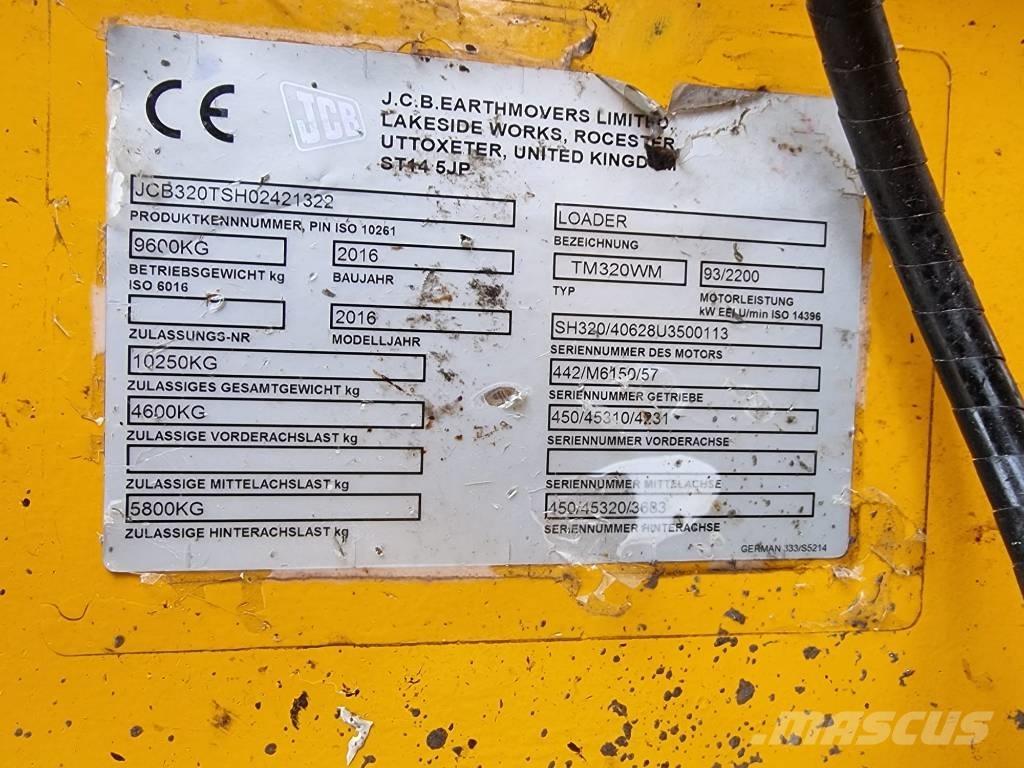 JCB TM 320 WM Kurottajat