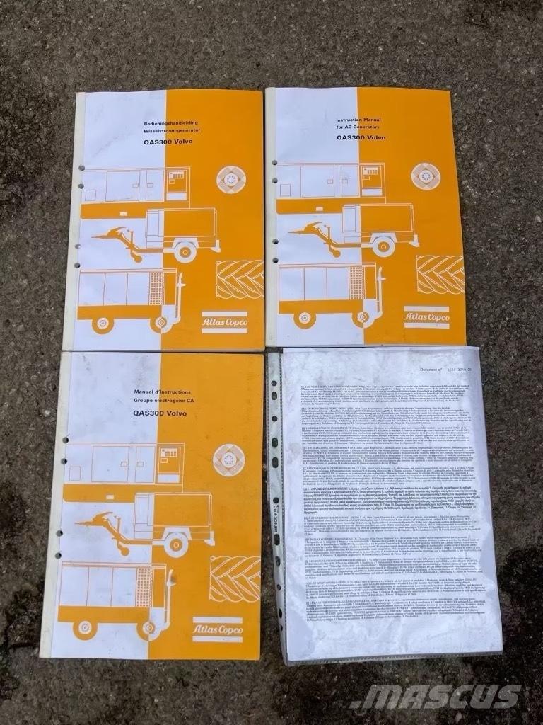 Atlas Copco QAS 300 Dieselgeneraattorit