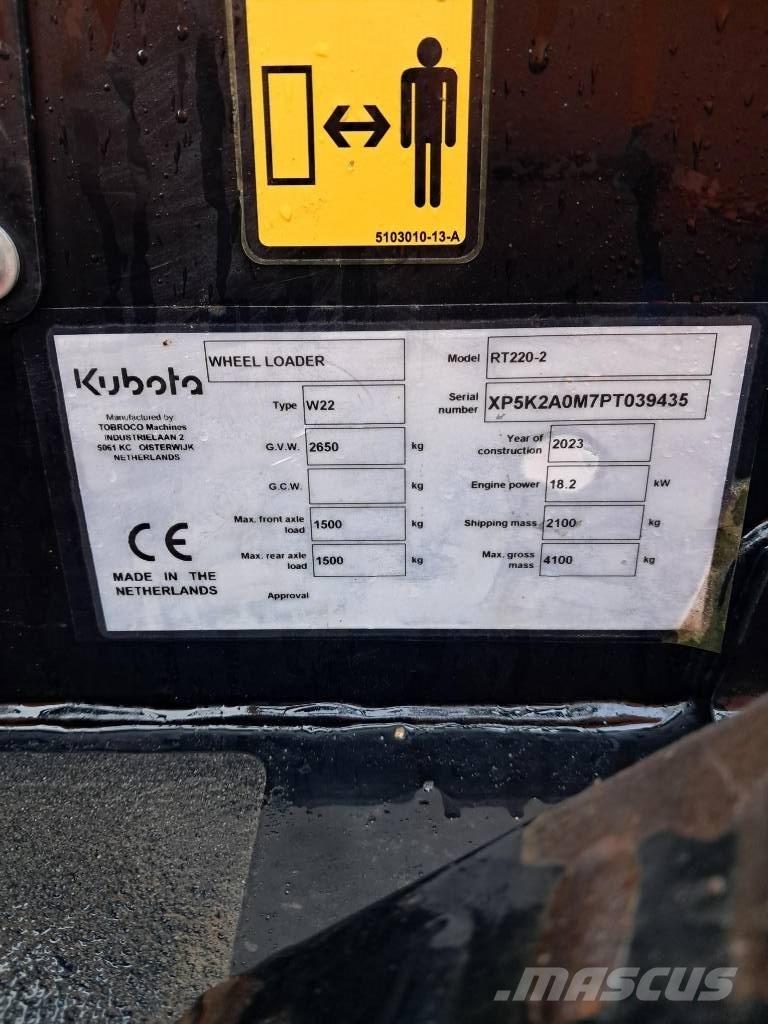 Kubota RT 220-2e Pienkuormaajat