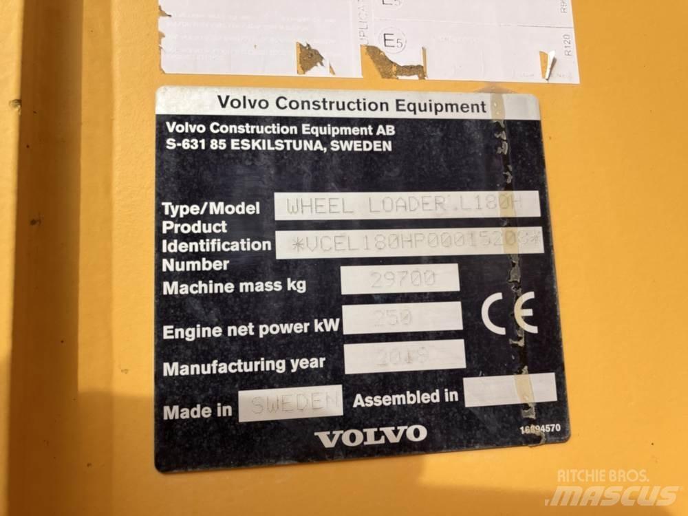 Volvo L180H Pyöräkuormaajat
