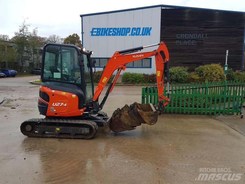 Kubota U27-4 Minikaivukoneet < 7t