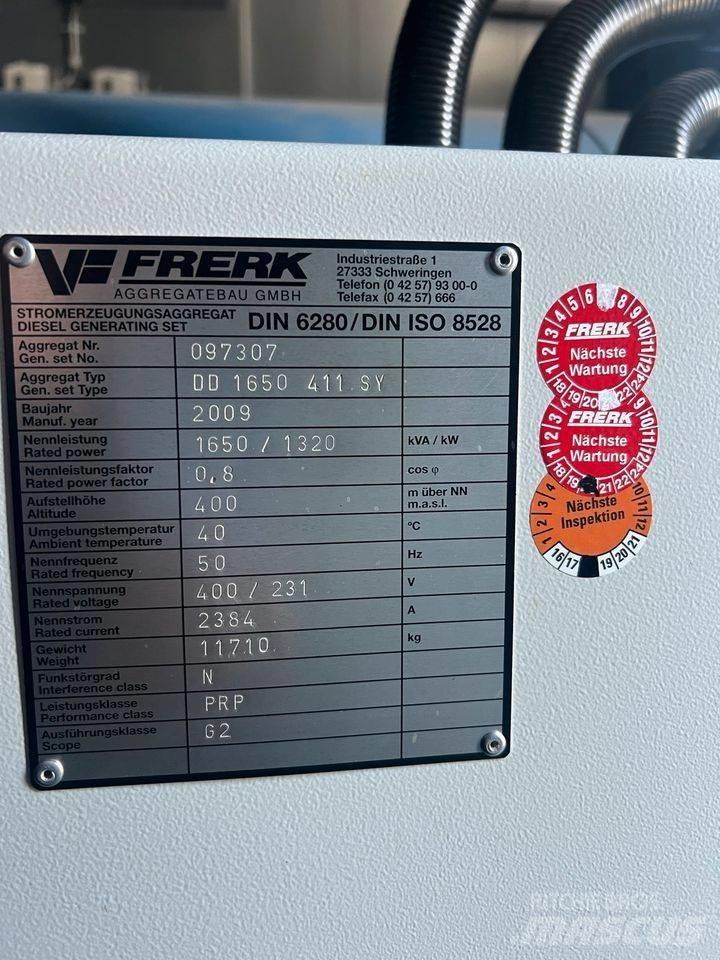 MTU 1650 KVA Dieselgeneraattorit