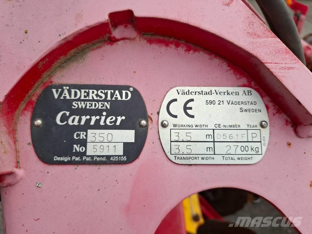 Väderstad CR350 Kiekkomultaimet ja lautasäkeet