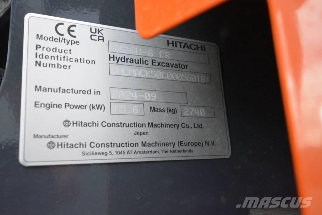 Hitachi ZX 26 U-6 Minikaivukoneet < 7t