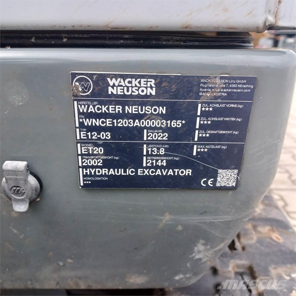 Wacker Neuson ET20 Telakaivukoneet