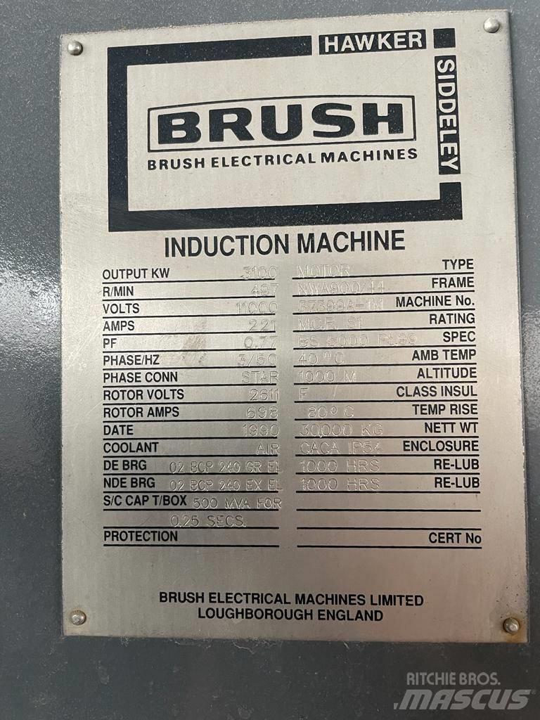  Brush 3100kW Motor Moottorit ja vaihteistot