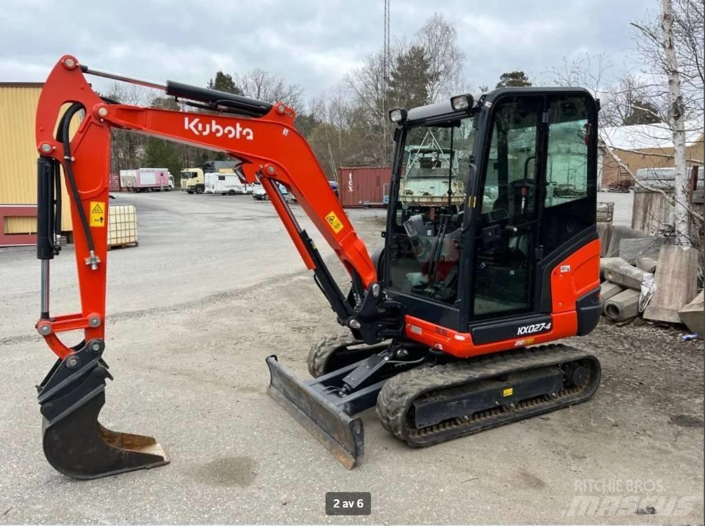 Kubota KX 027 Minikaivukoneet < 7t