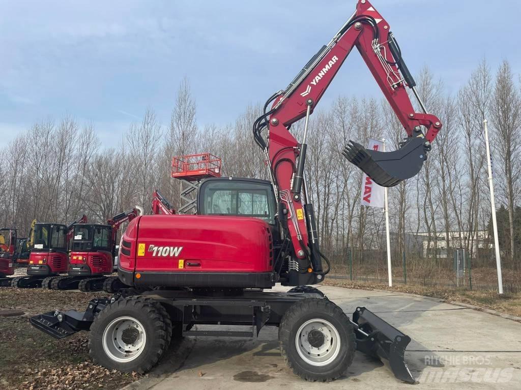 Yanmar B110W Pyöräkaivukoneet