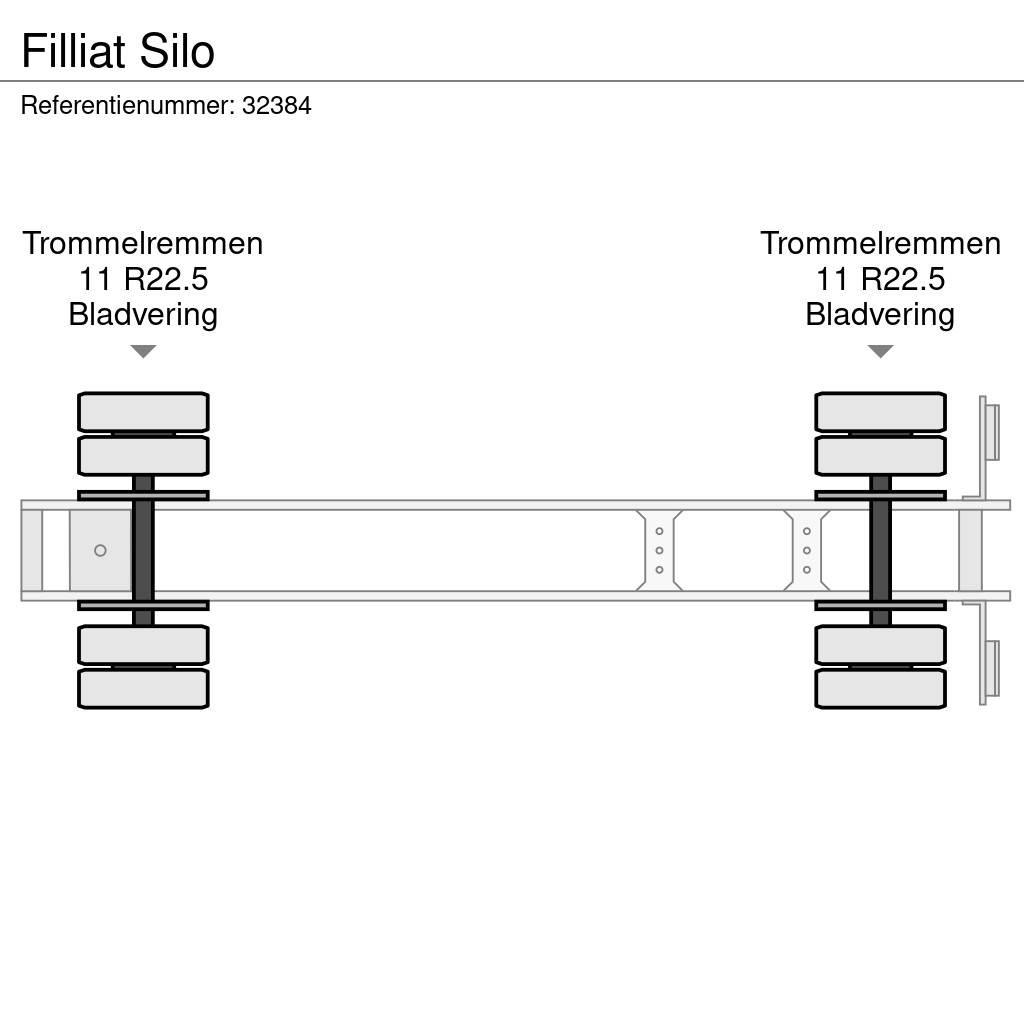 FILLIAT Silo Säiliöpuoliperävaunut