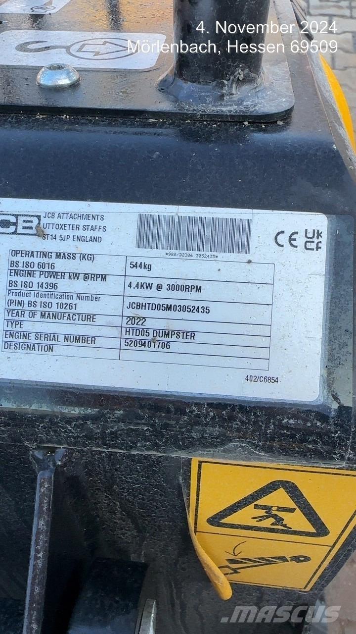 JCB HTD5 Minidumpperit
