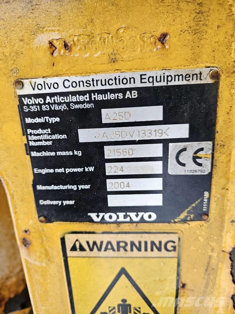 Volvo A25D / a30, a35 Dumpperit
