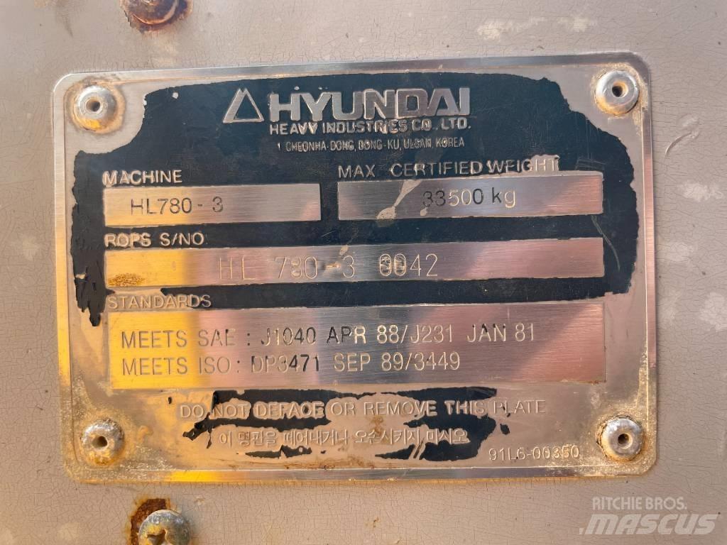Hyundai HL 780-3 A Pyöräkuormaajat