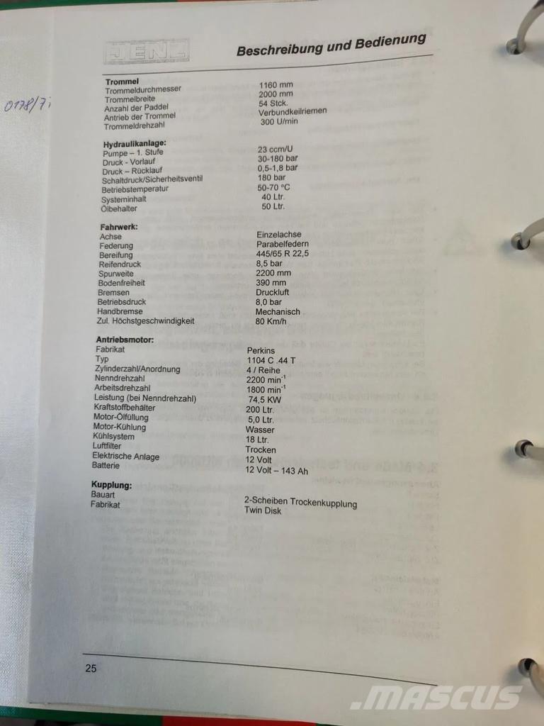 JENZ MU 2000D Jätteen silppurit