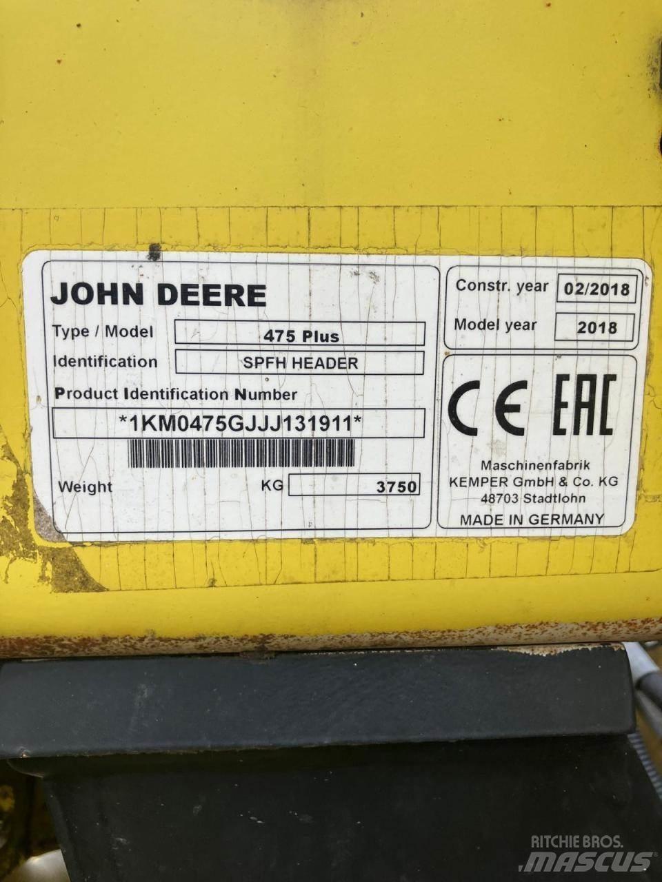 John Deere 8500 Ajosilppurit
