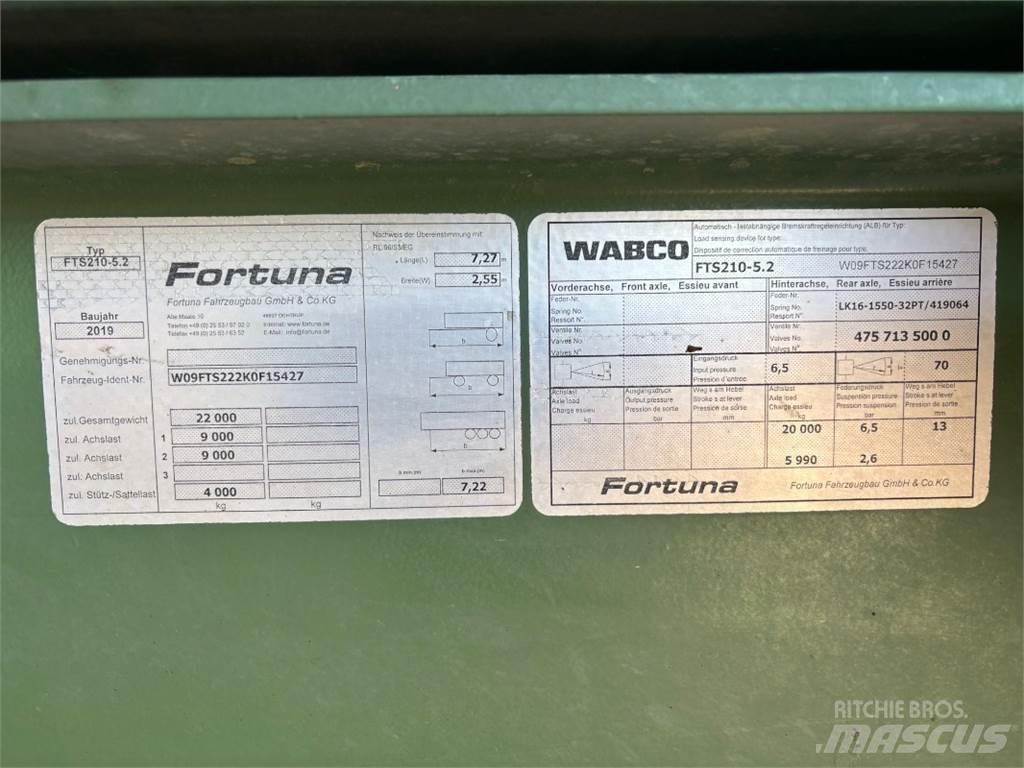 Fortuna FTS 210 Paalivaunut