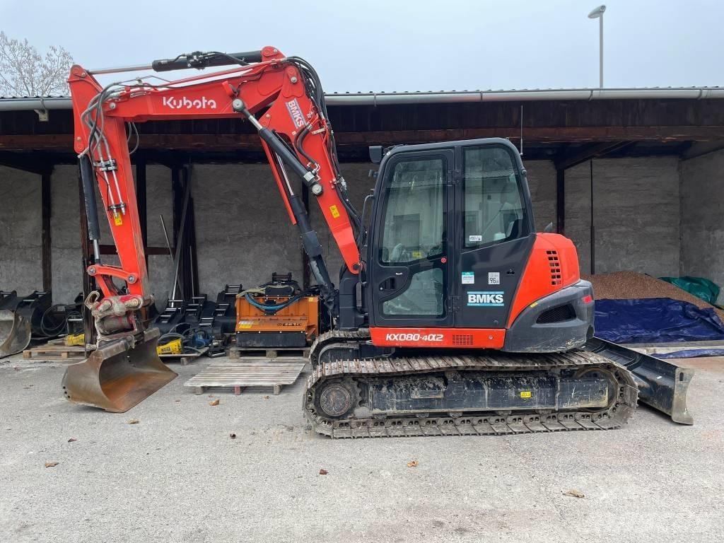 Kubota KX 080-4a2 Midikaivukoneet 7t - 12t