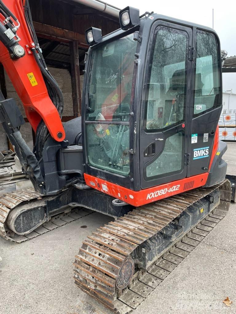 Kubota KX 080-4a2 Midikaivukoneet 7t - 12t