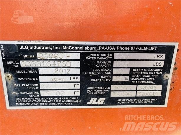 JLG 860 SJ Teleskooppipuominostimet