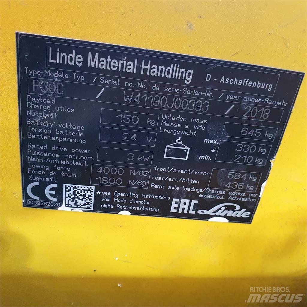 Linde P30C Vetotrukit