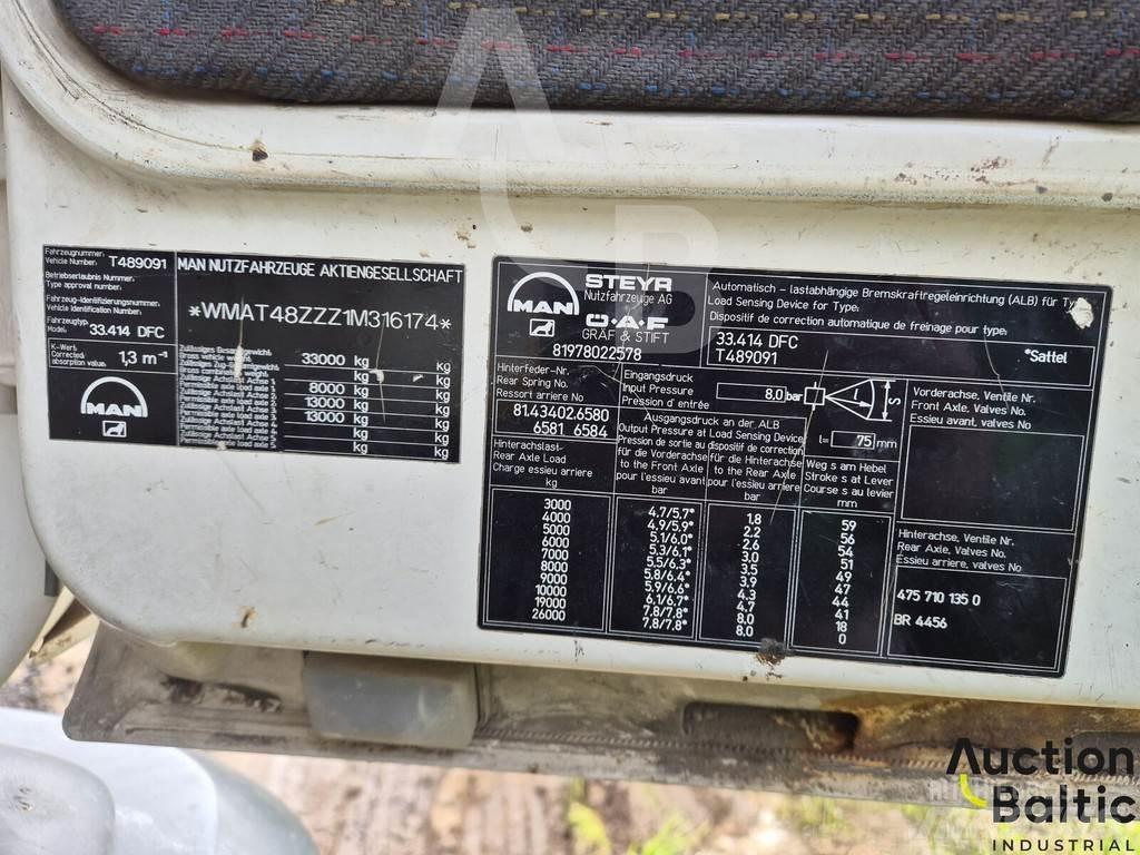 MAN 33.414 DFC Sora- ja kippiautot