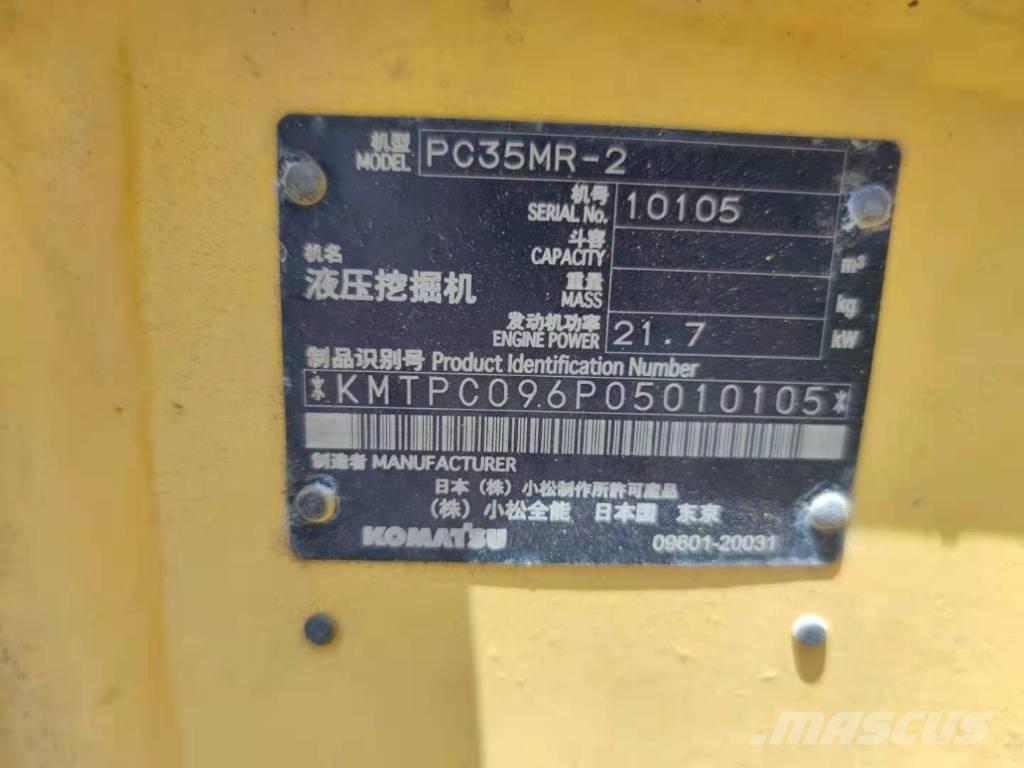 Komatsu PC 35 MR Minikaivukoneet < 7t