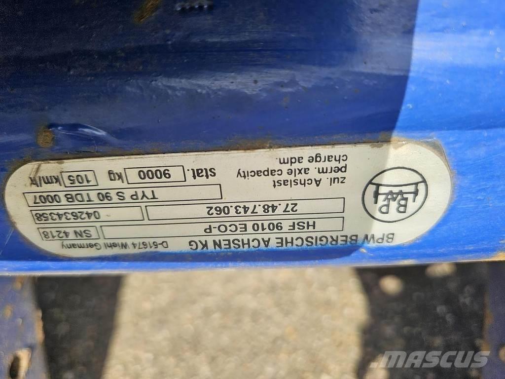 BPW HSF 9010 ECO-P Akselit