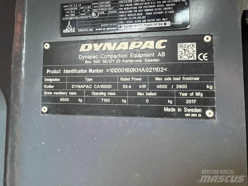 Dynapac CA 1500 D Yksivalssijyrät