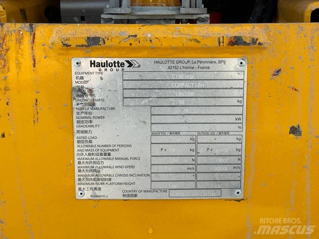 Haulotte COMPACT 10N Saksilavat