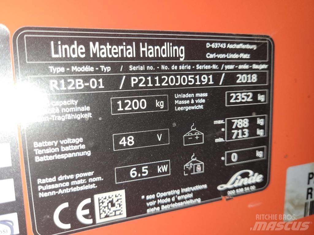 Linde R12B-01 Työntömastotrukit