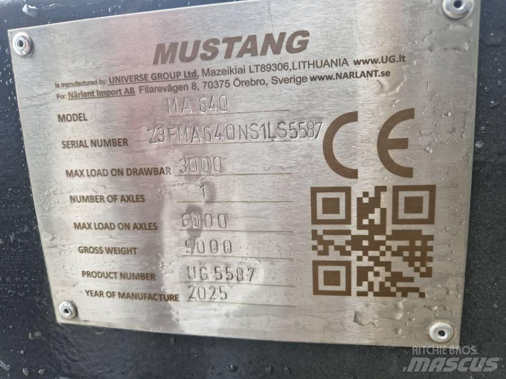 Mustang MA C-640 Muut perävaunut