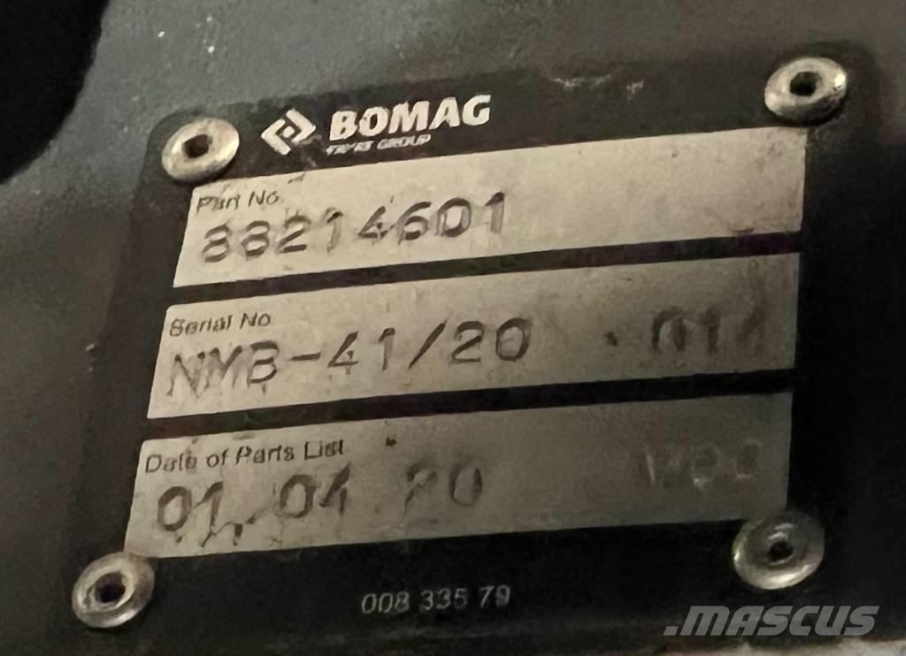 Bomag 88214601 Kylmäasfalttikoneet