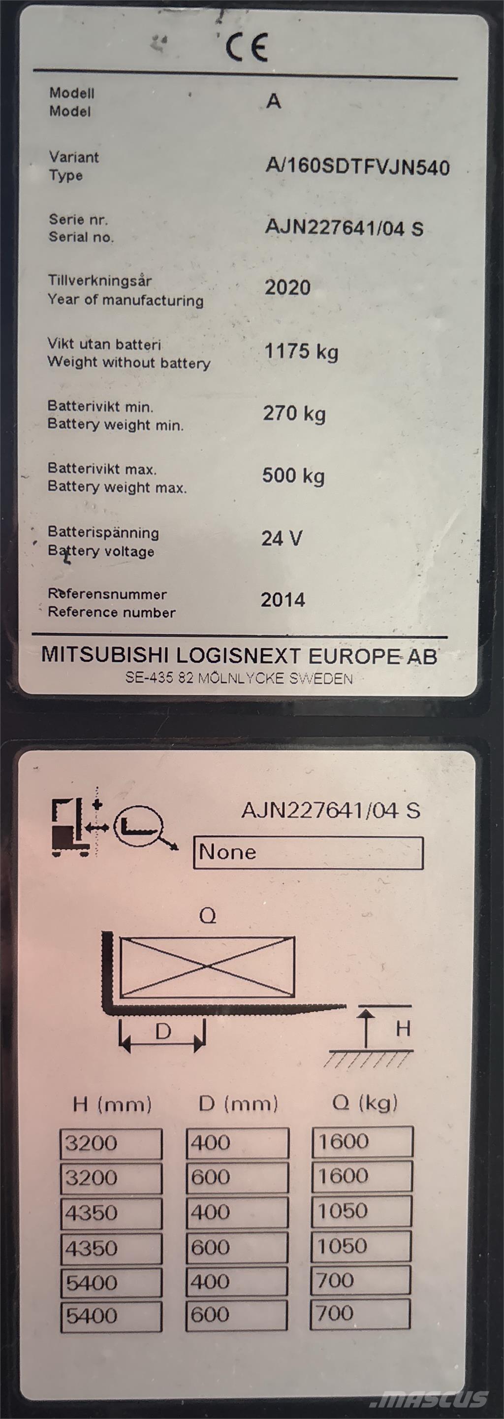 Atlet A160 Ajettavat pinoamisvaunut