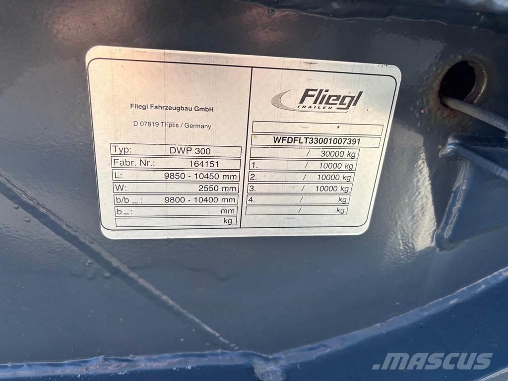 Fliegl 3-AXLE BDF Täyskonttiperävaunut