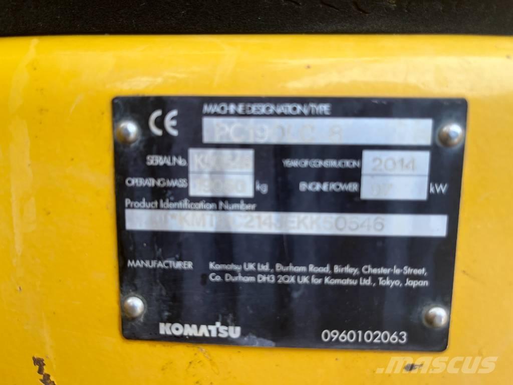 Komatsu PC 190 LC-8 Telakaivukoneet