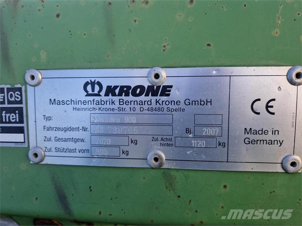 Krone Swadro 900 Karhottimet