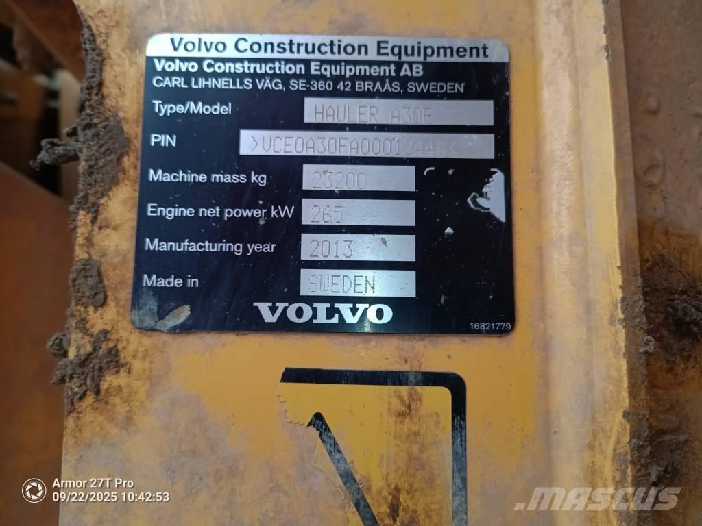 Volvo A 30 F Dumpperit
