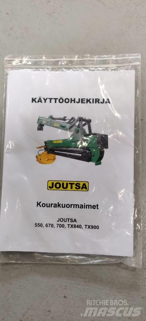 Joutsa 700 Muut kuormaus- ja kaivuulaitteet sekä lisävarusteet