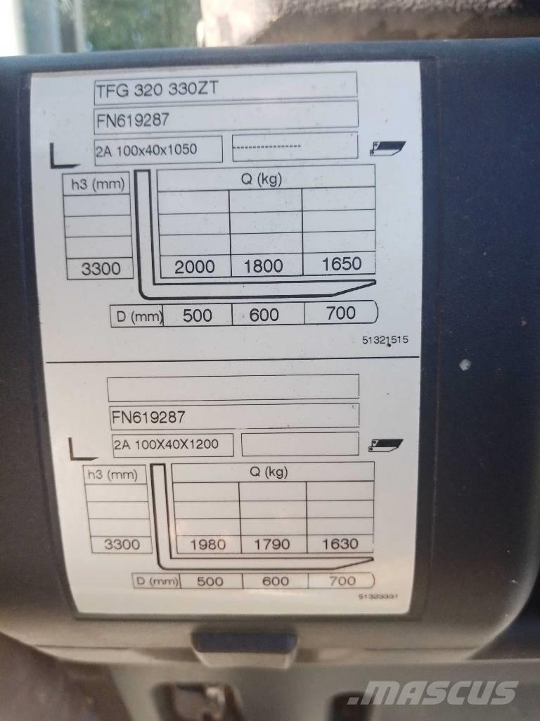Jungheinrich TFG 320 Nestekaasutrukit