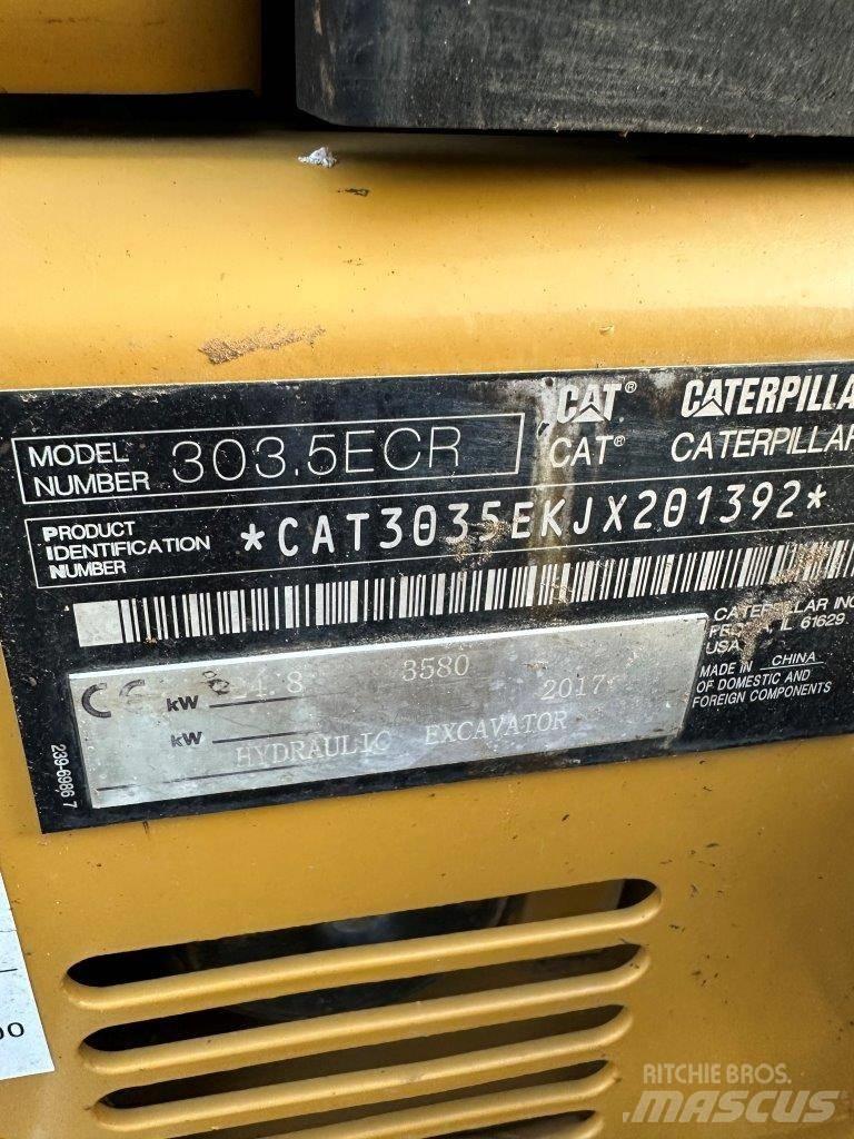 CAT 303.5 E CR Minikaivukoneet < 7t