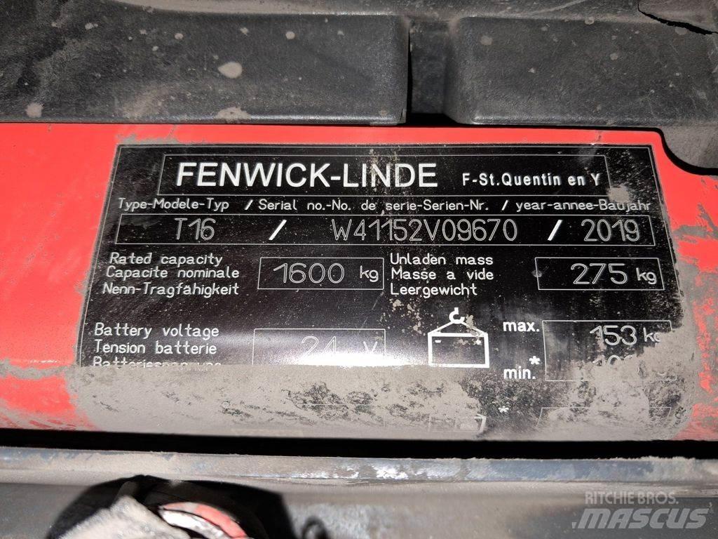 Linde T16 Lavansiirtotrukit